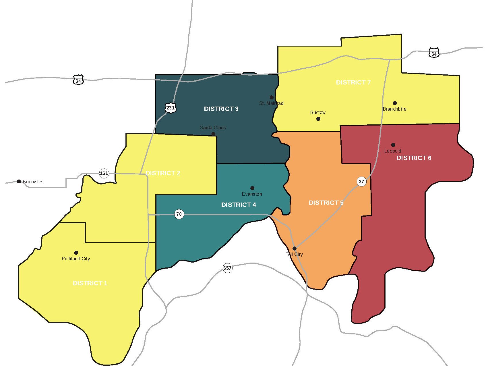 SIP DISTRICTS