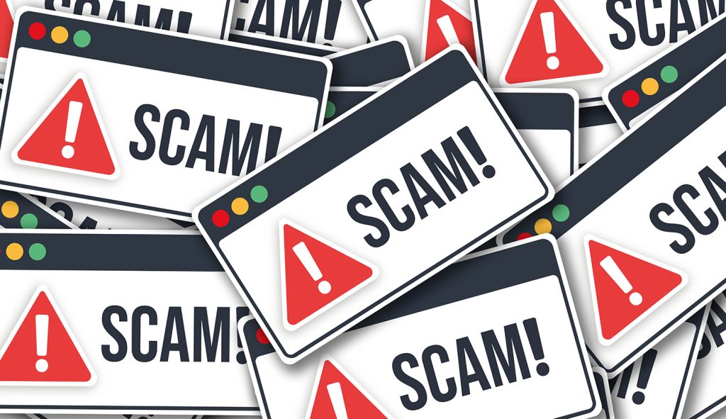 Scam graphic