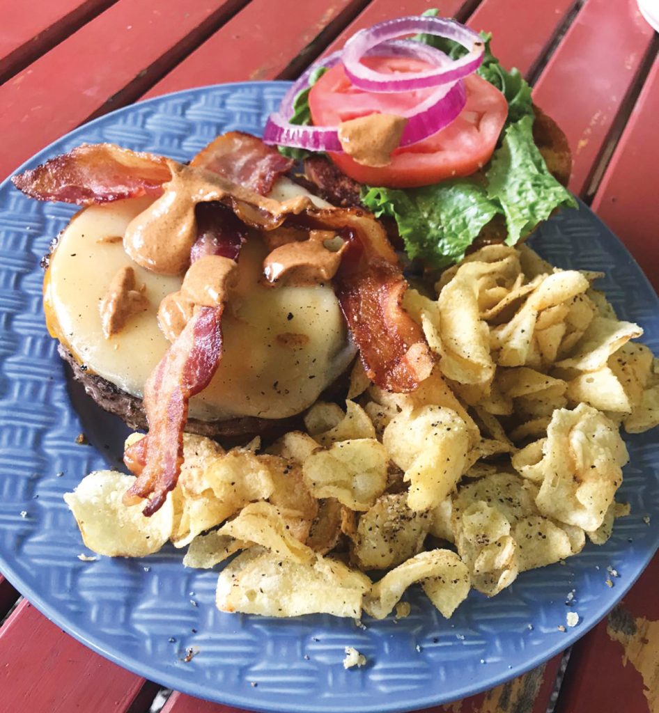 Bison Burger from Farmhouse Cafe