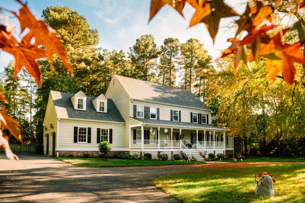 House in the fall