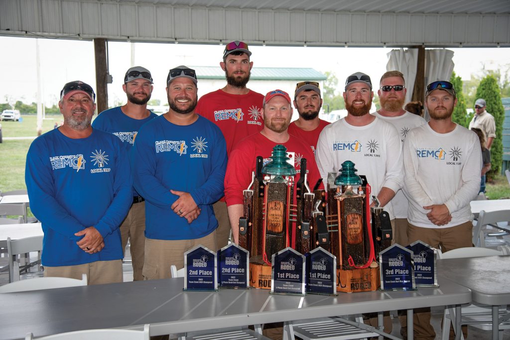 Clark lineman at rodeo