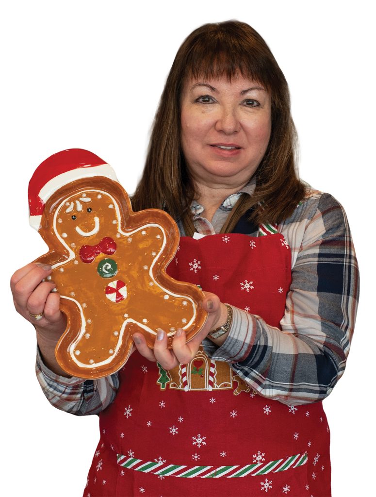 Emily with Gingerbread Man