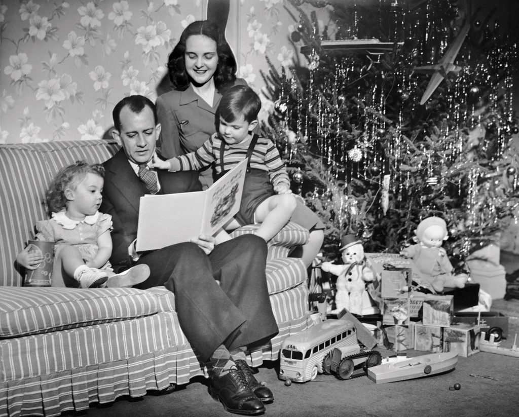 Family in Christmas past