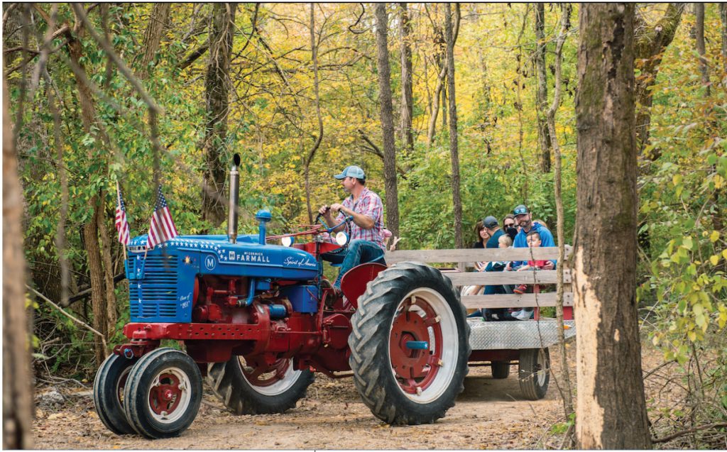 Hunter Smith on tractor