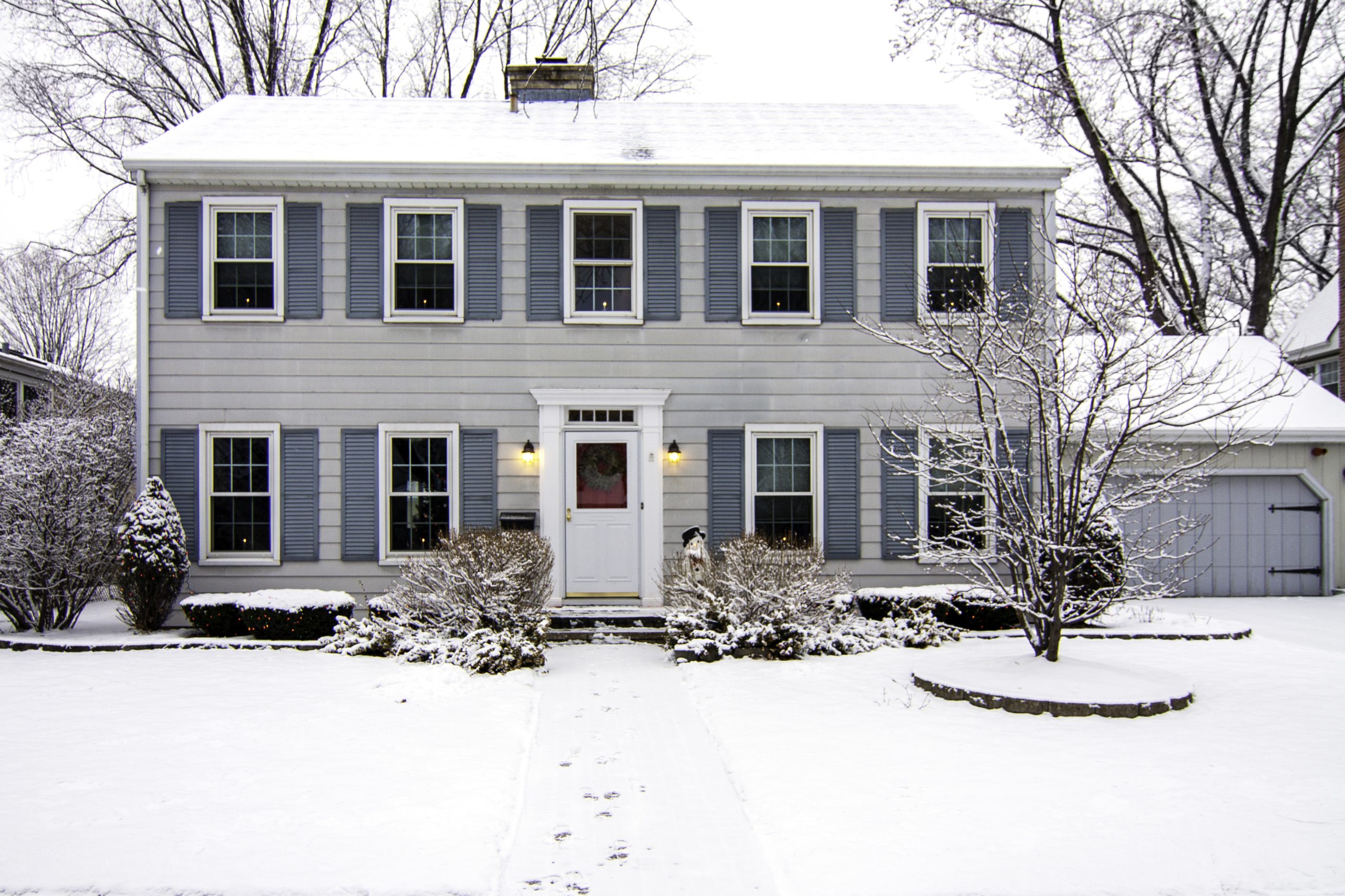 House in winter