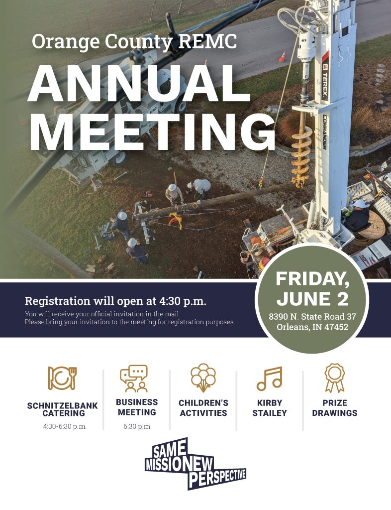 Orange County REMC Annual Meeting Ad