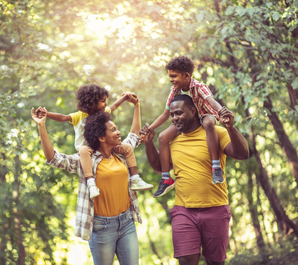 Family outdoors