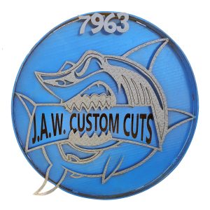 J.A.W. Custom Cuts logo