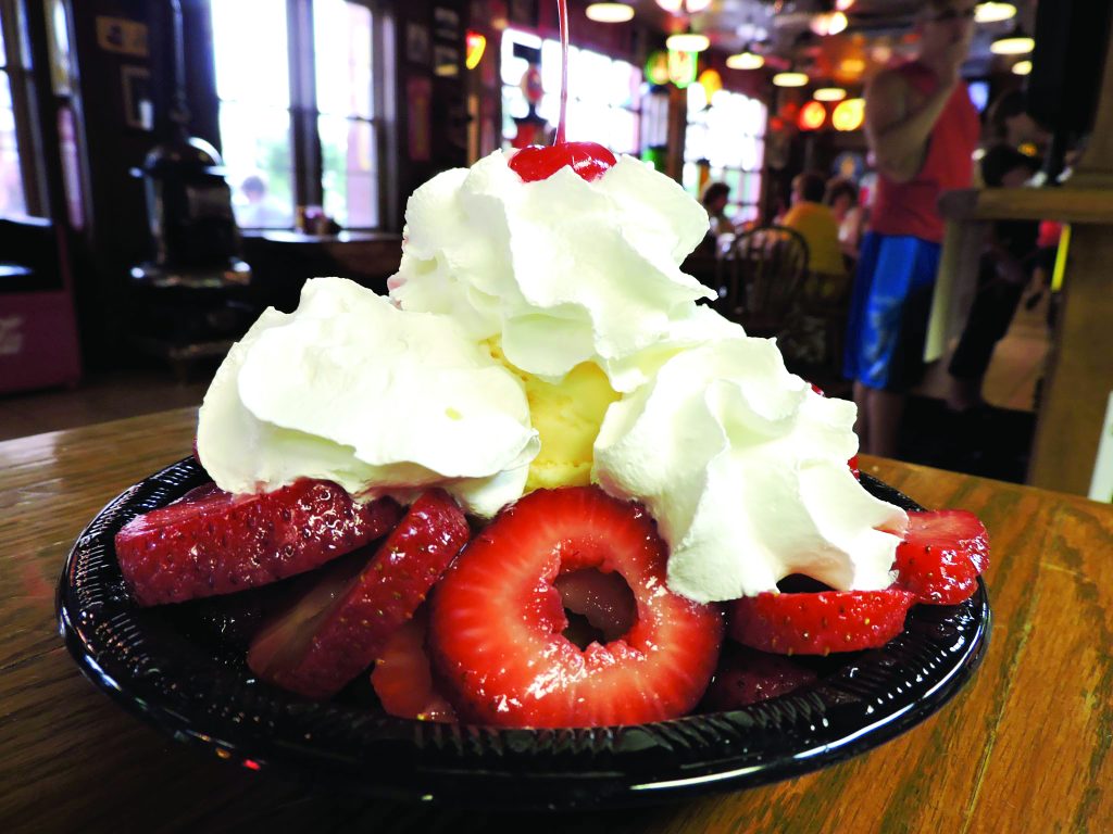 Cammack Station's strawberry shortcake