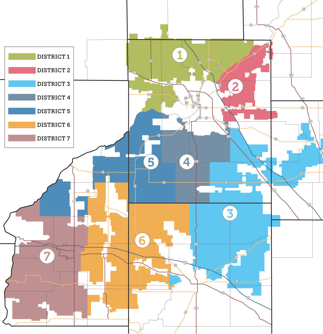 Tipmont District Map