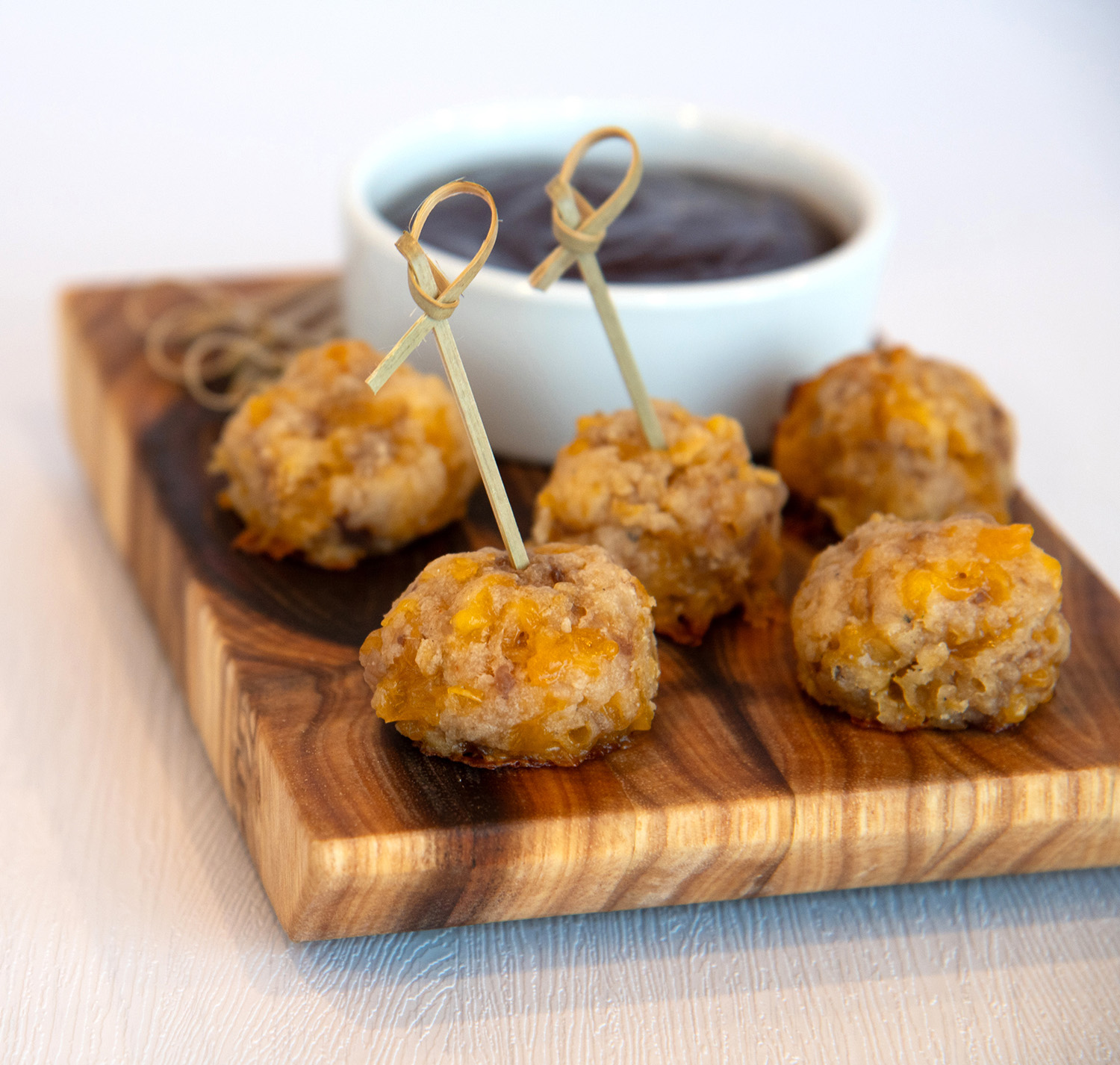 Sausage cheese balls