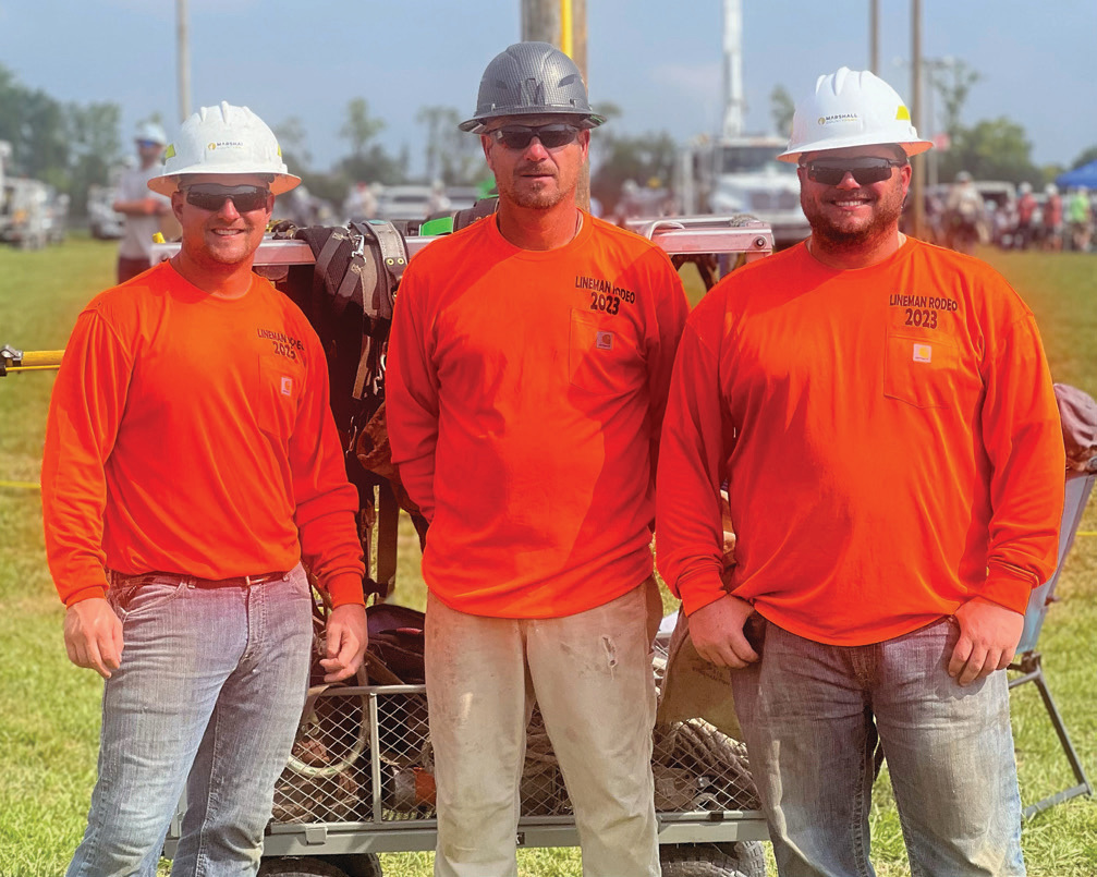 Marshall County Lineman Rodeo participants