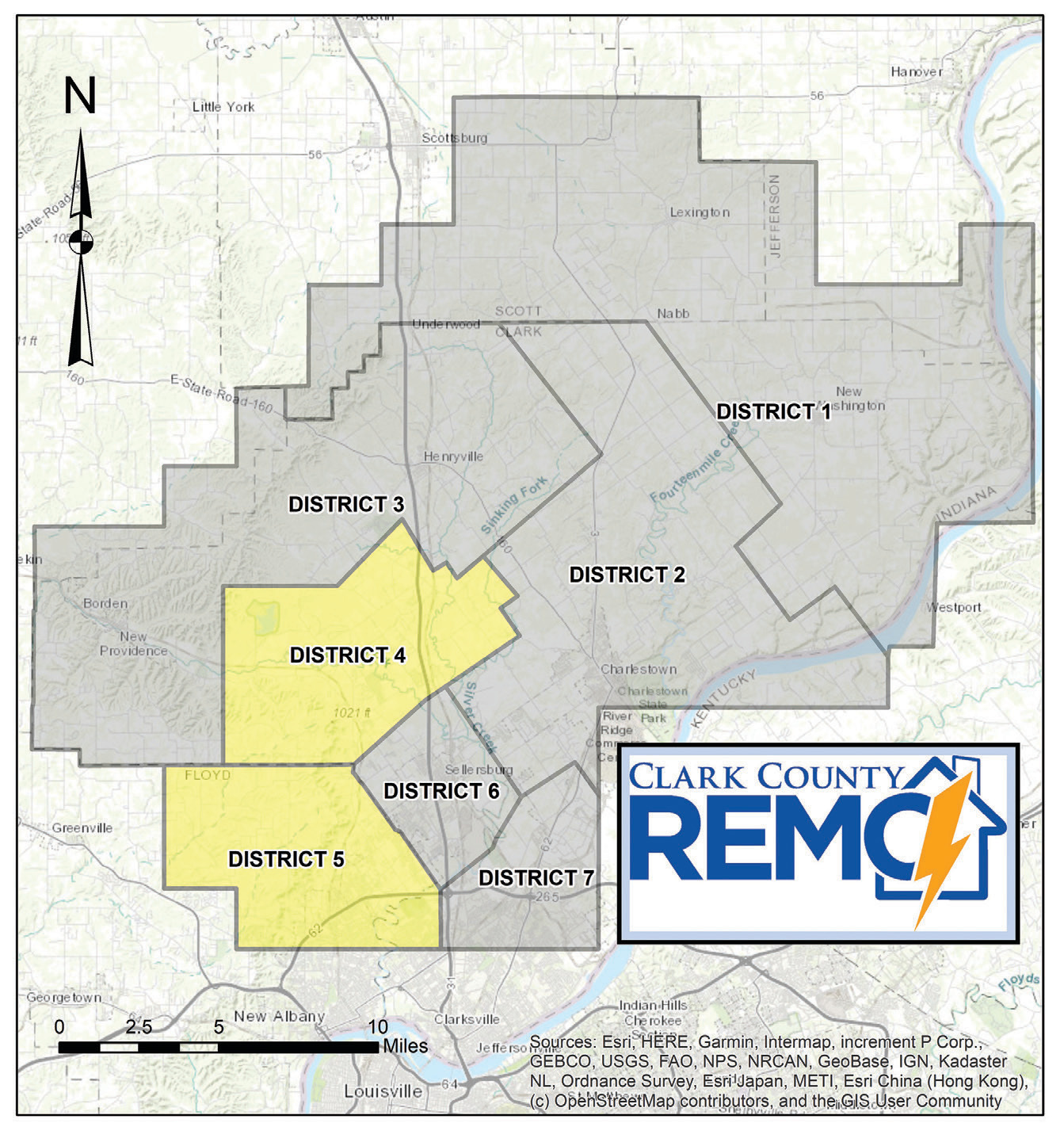 Clark Territory Map