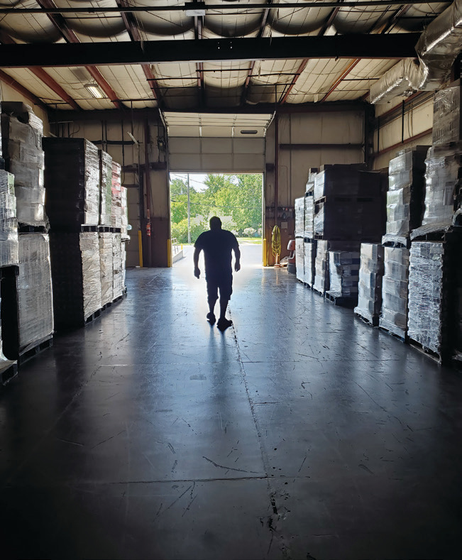 Milford Food Bank warehouse