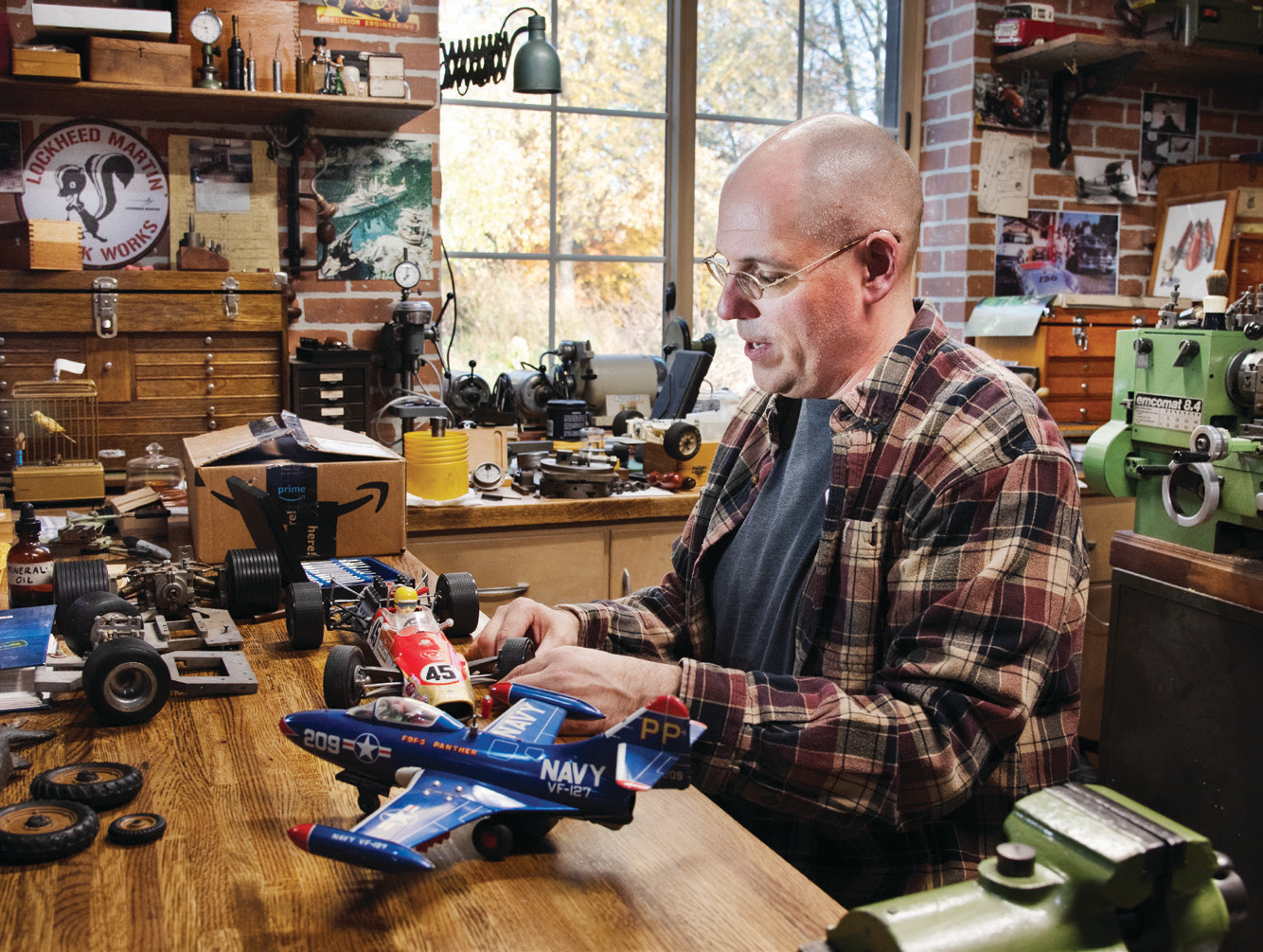 Jason Spangle restores antique toys