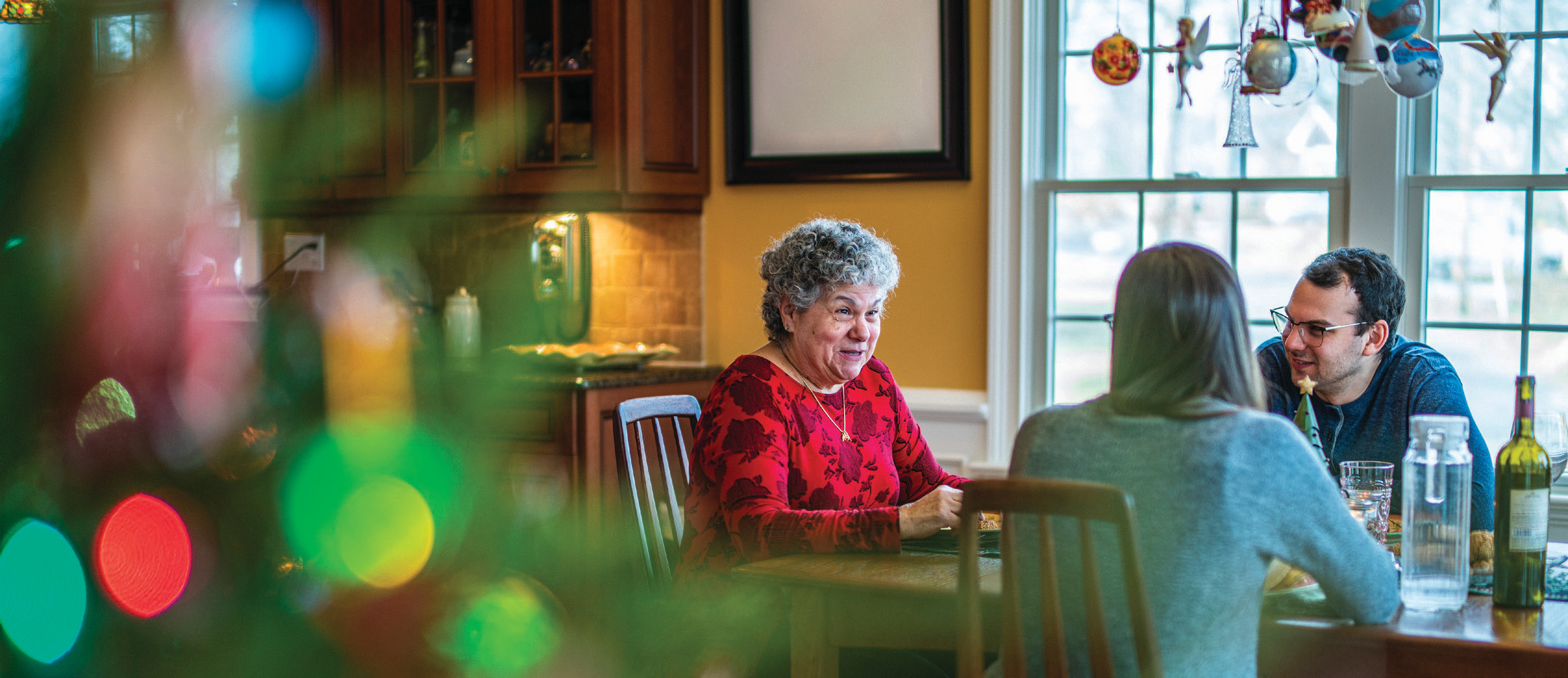 People at a table