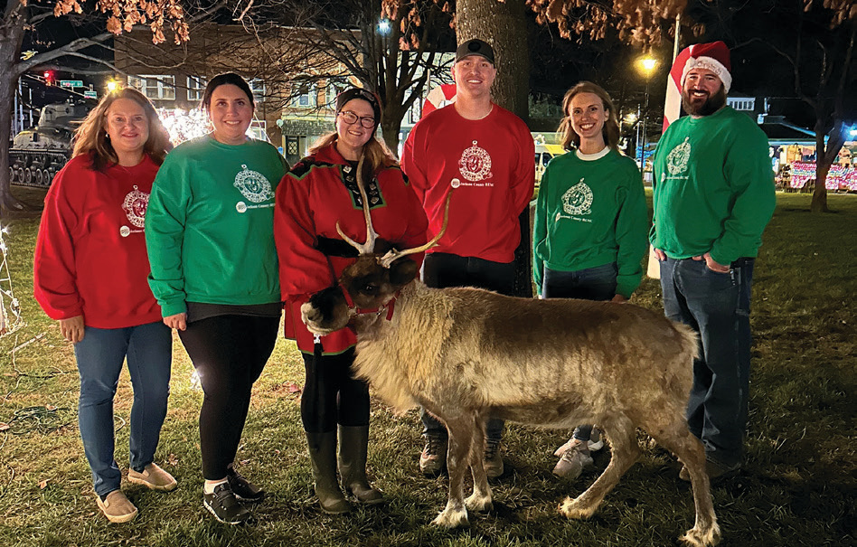 Jackson staff and reindeer