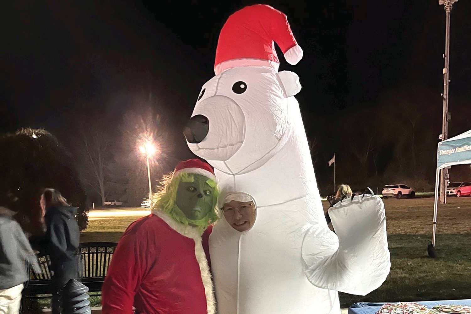 Grinch and polar bear