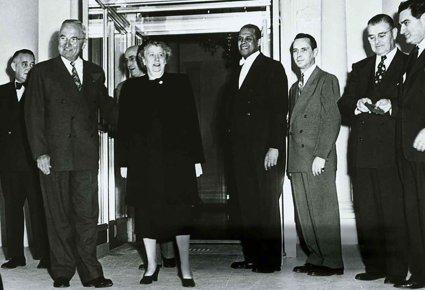 Alonzo Fields with President Truman