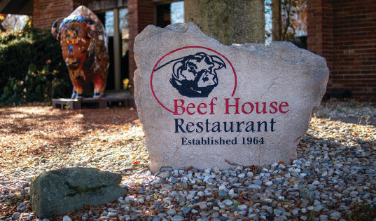 The Beef House in Covington hosts one of the more than 50 new direct current fast charger stations under construction along major Indiana highways and thoroughfares.