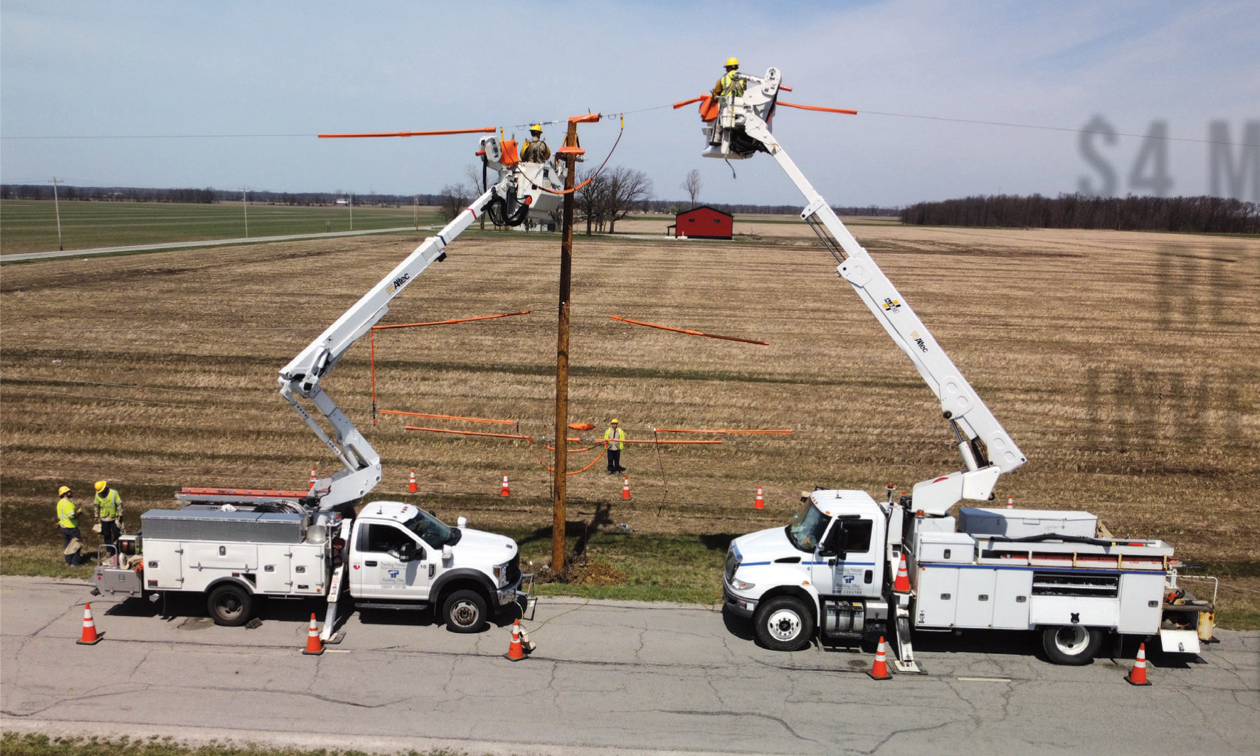 PPEC line crews working