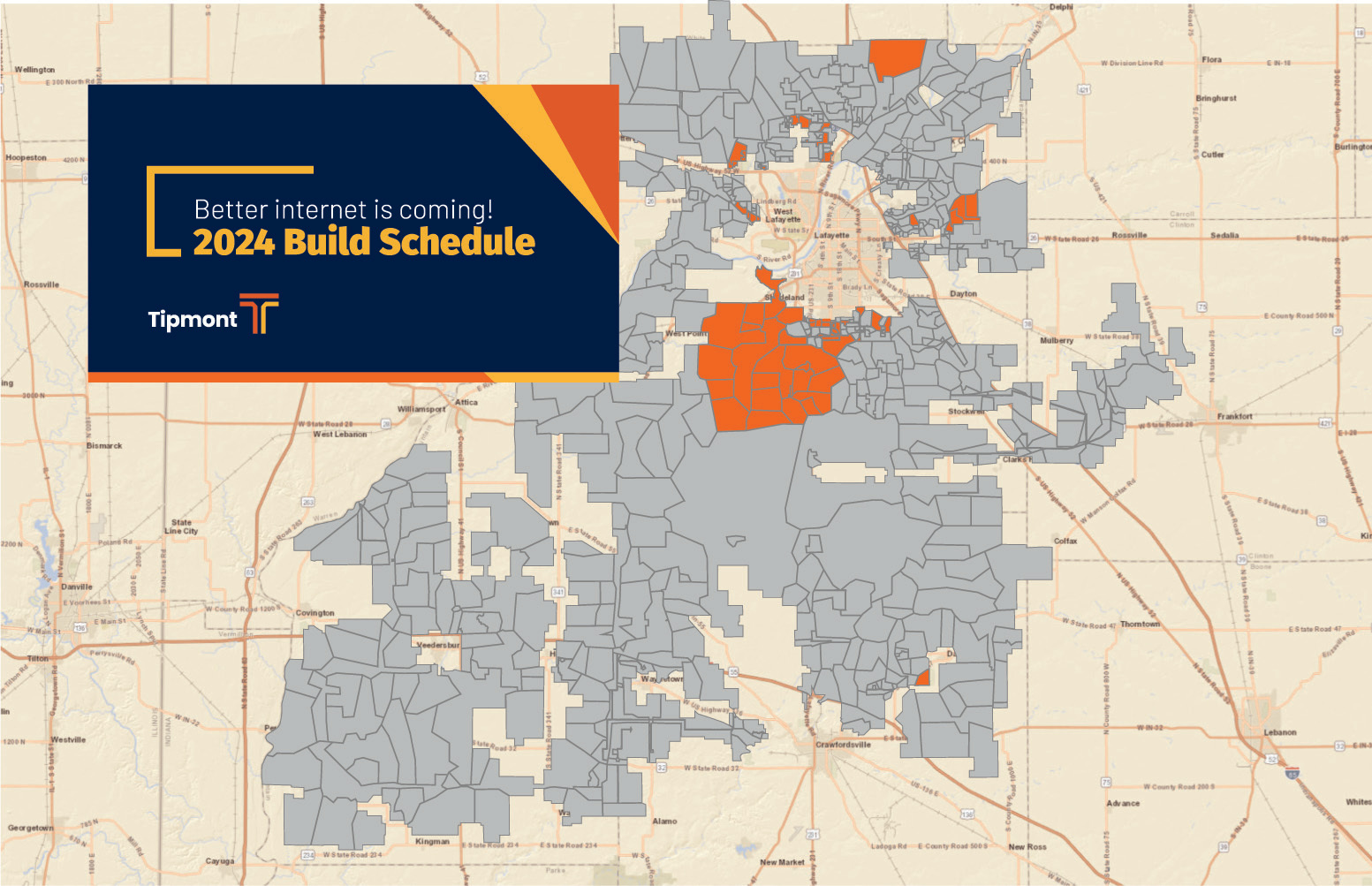 Tipmont Build schedule header