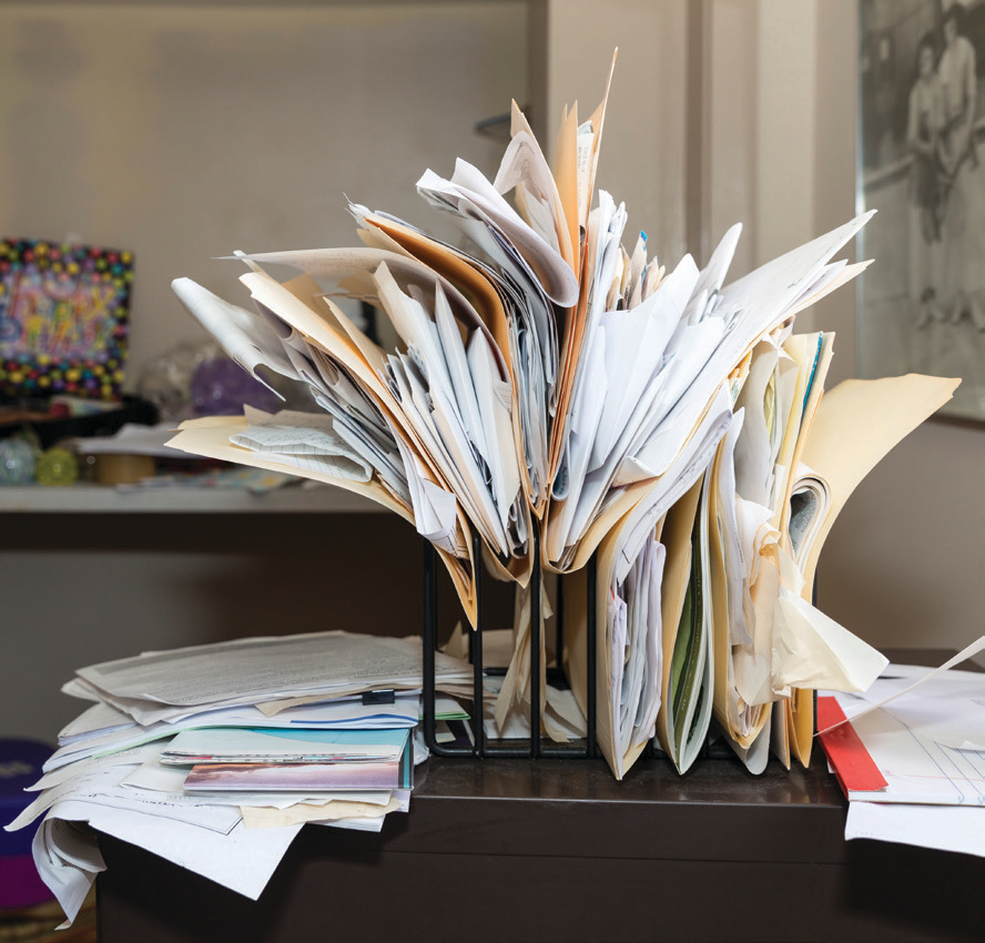 Photo of pile of papers