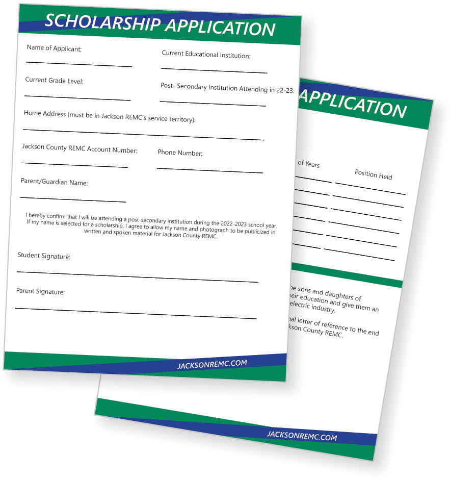 Scholarship application