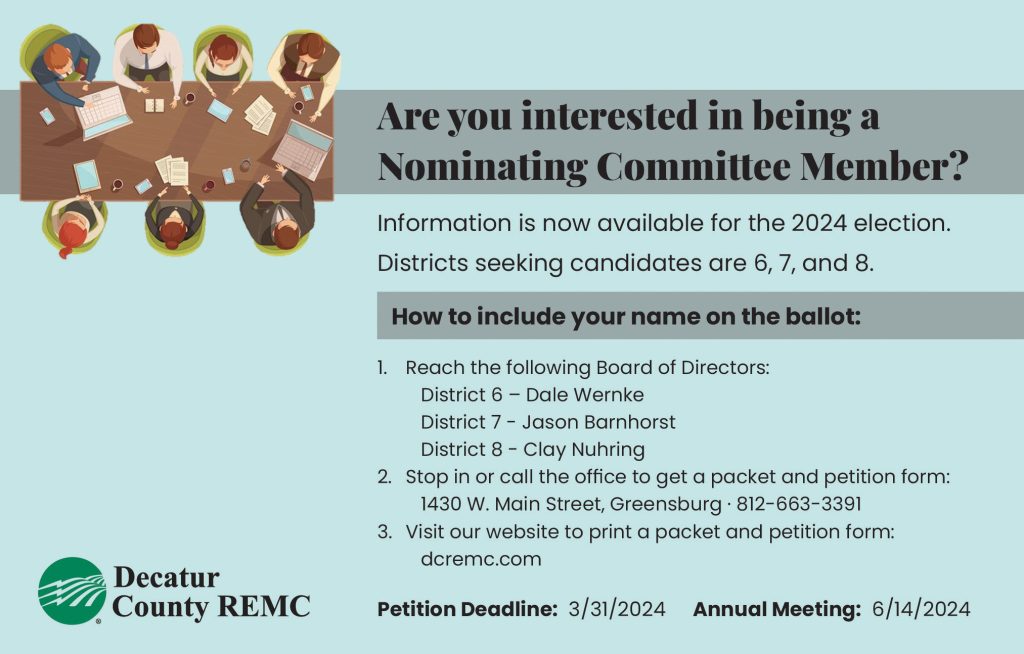 Nominating Committee ad