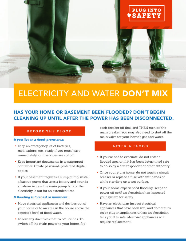 Electricity and water safety