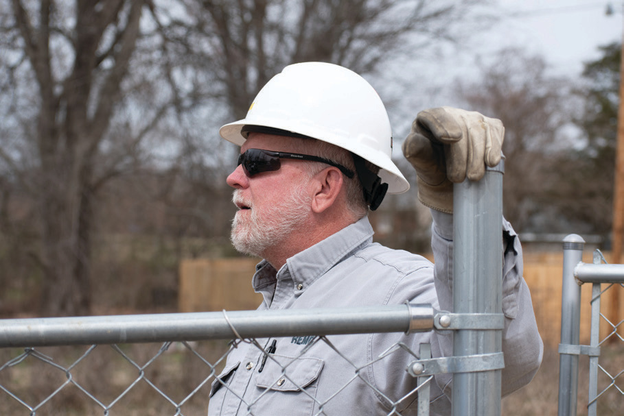 Crouse is a 35-year lineworker.