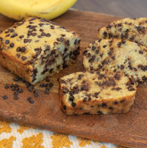Chocolate chip banana bread