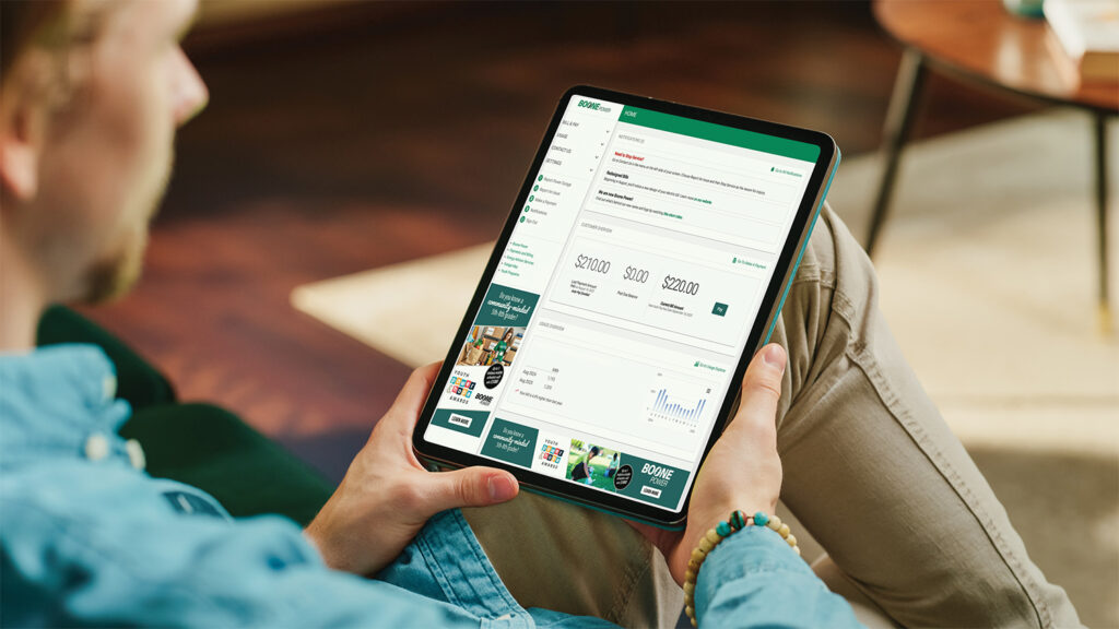 Boone SmartHub on iPad