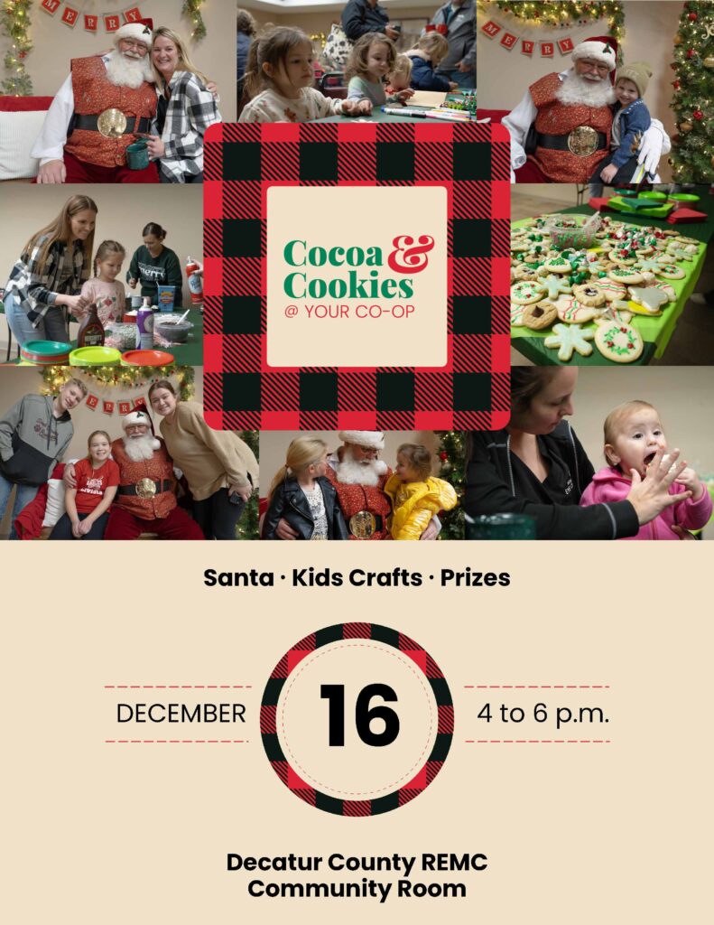 Cocoa and Cookies flyer