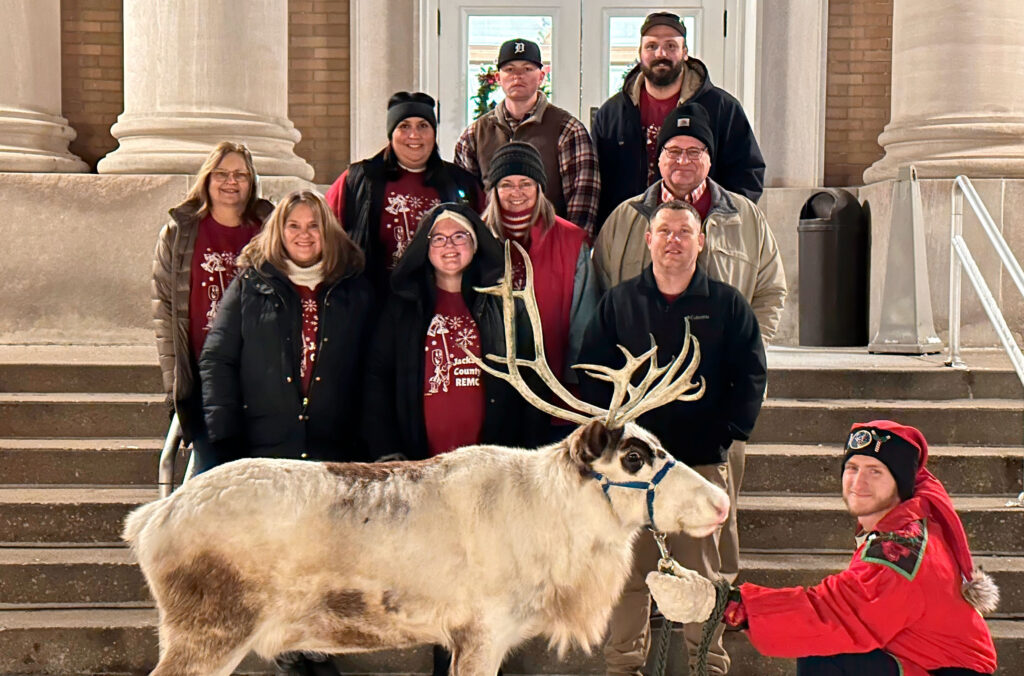 Santa at the courthouse