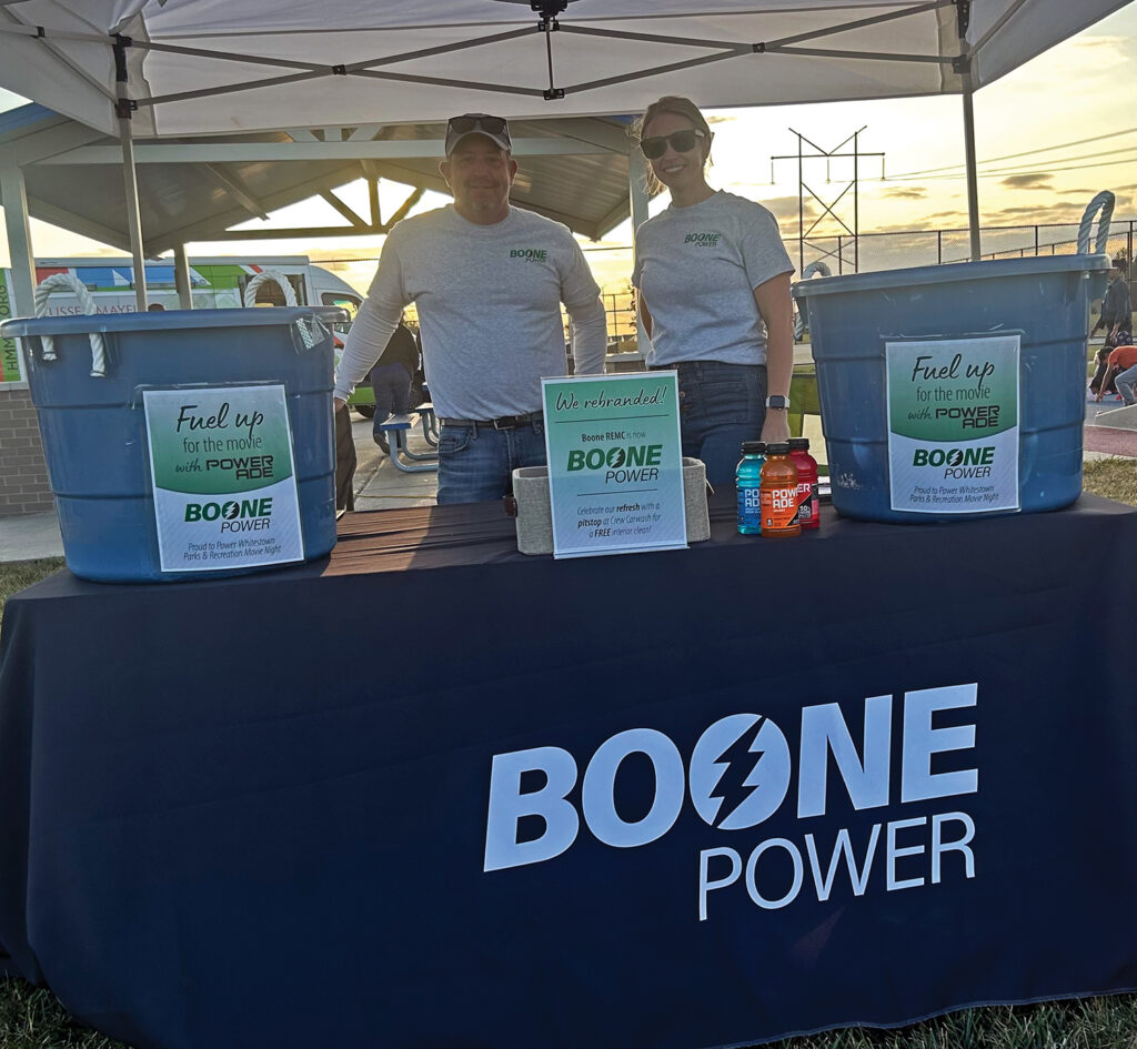 Boone Power at Movie Night