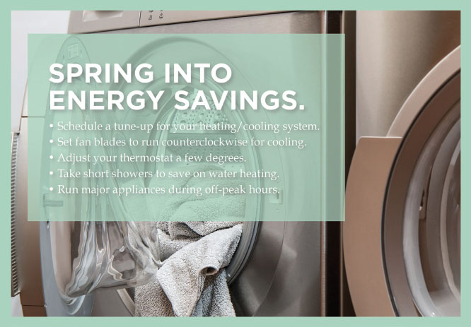Energy savings graphic
