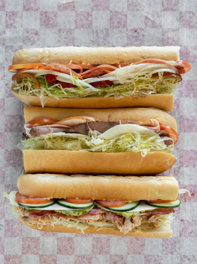 Junior's Deli sandwiches