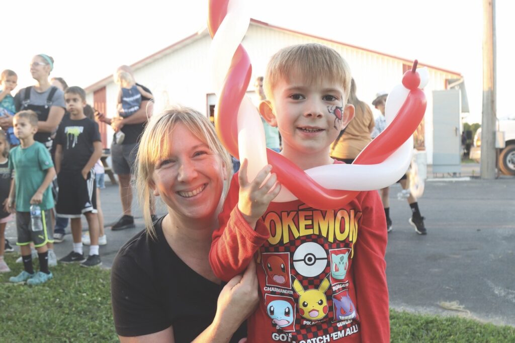 Woman and son at KV Annual Meeting